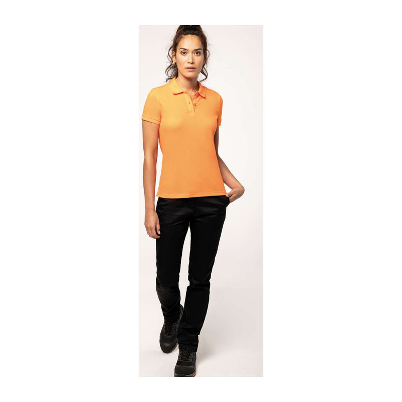 LADIES' SHORT-SLEEVED POLO SHIRT
