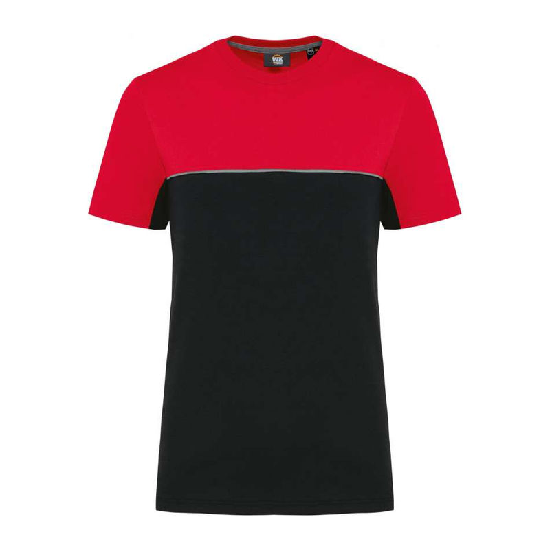 UNISEX ECO-FRIENDLY SHORT SLEEVE TWO-TONE T-SHIRT