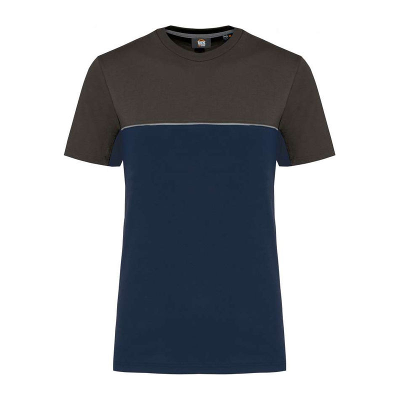 UNISEX ECO-FRIENDLY SHORT SLEEVE TWO-TONE T-SHIRT