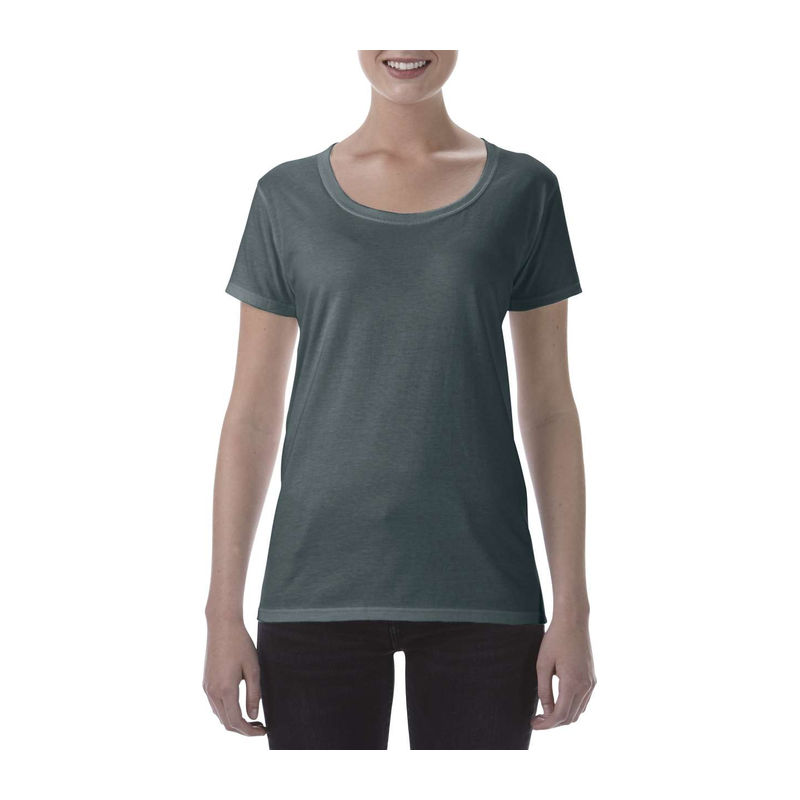 SOFTSTYLE® LADIES' DEEP SCOOP T-SHIRT