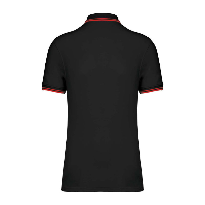 Men'S 2 Striped Short Sleeved Poloshirt