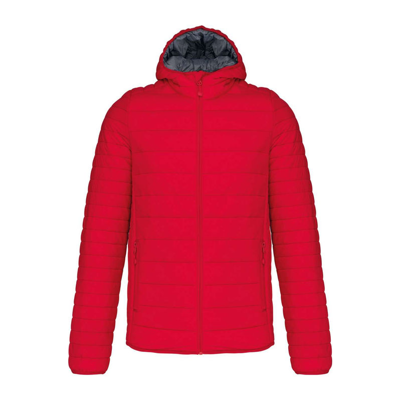 MEN'S LIGHTWEIGHT HOODED PADDED JACKET