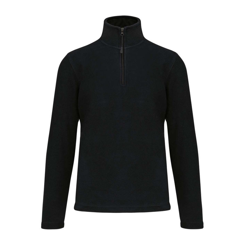ENZO - ZIP NECK MICROFLEECE JACKET
