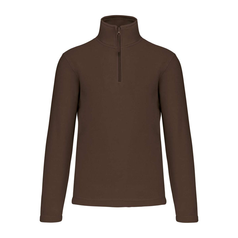 ENZO - ZIP NECK MICROFLEECE JACKET