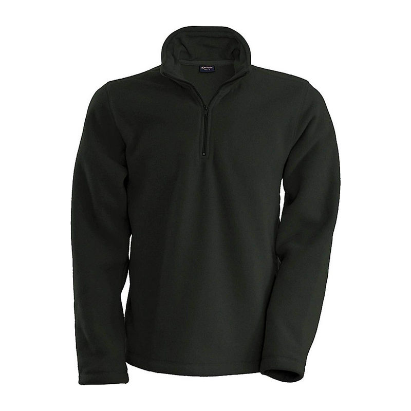 ENZO - ZIP NECK MICROFLEECE JACKET