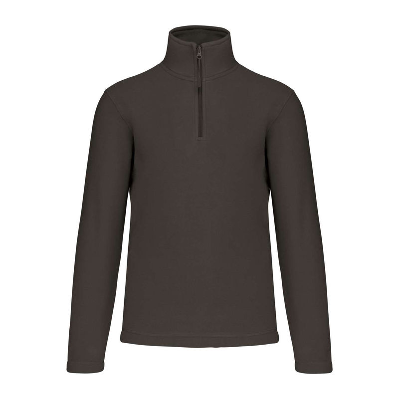ENZO - ZIP NECK MICROFLEECE JACKET