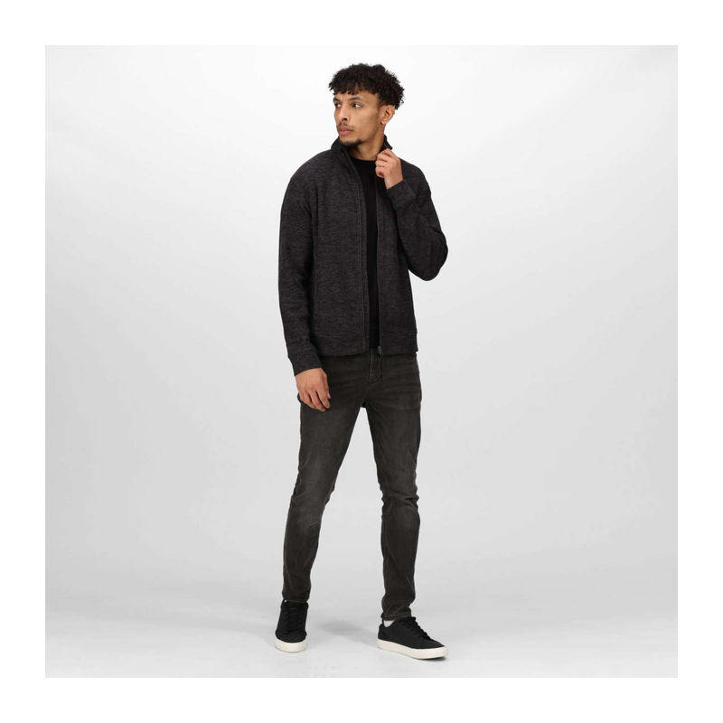Thornly Men - Full Zip Marl Fleece