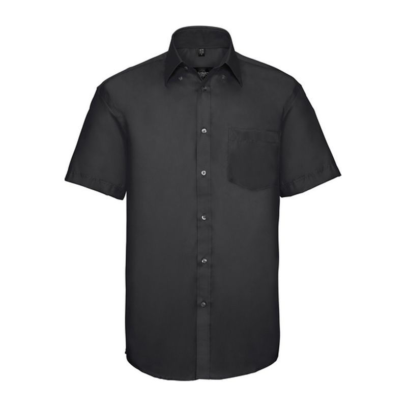 Russell Non-iron Men Shirt short-sleeve