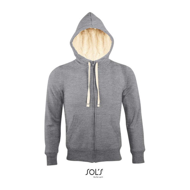 SOL'S SHERPA - UNISEX ZIPPED JACKET WITH "SHERPA" 
