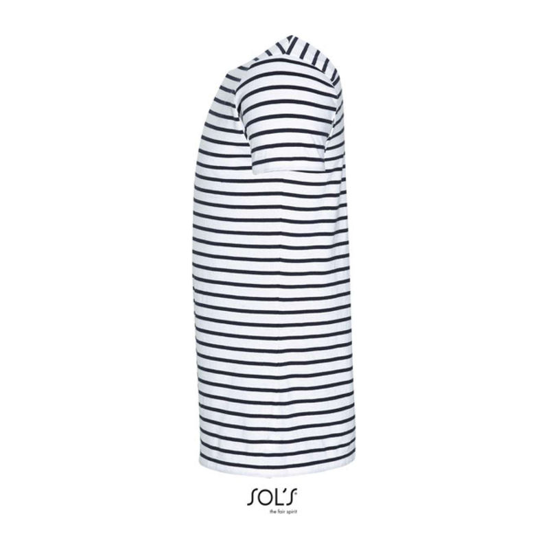 SOL'S MILES MEN - ROUND NECK STRIPED T-SHIRT