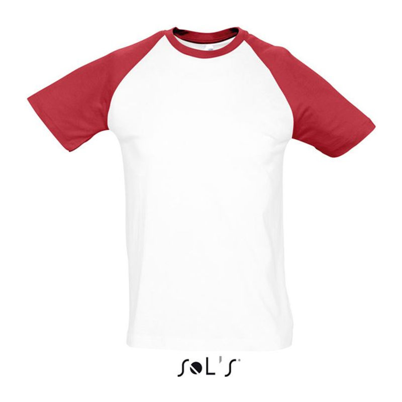SOL'S FUNKY - MEN'S 2-COLOUR RAGLAN SLEEVES T-SHIR