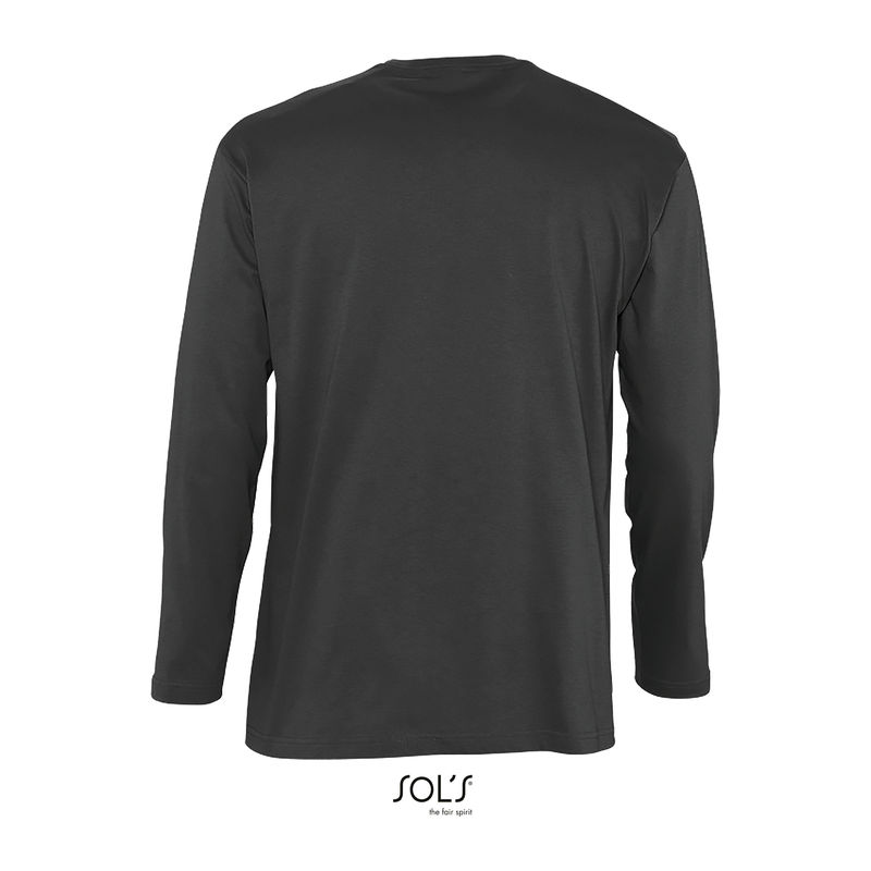 SOL'S MONARCH - MEN'S ROUND COLLAR LONG SLEEVE T-S