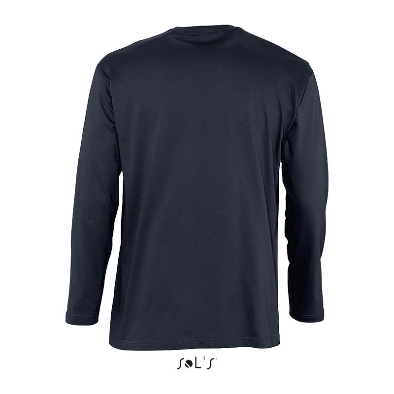 SOL'S MONARCH - MEN'S ROUND COLLAR LONG SLEEVE T-S