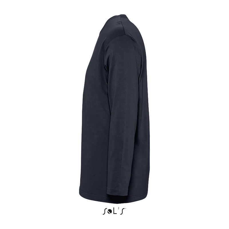 SOL'S MONARCH - MEN'S ROUND COLLAR LONG SLEEVE T-S