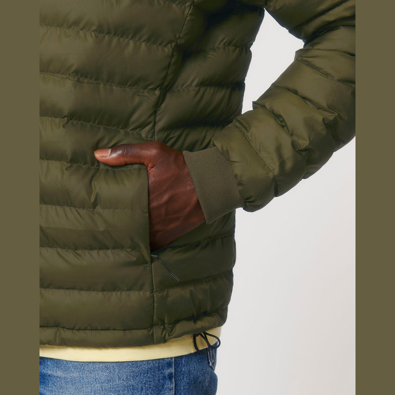 The men's padded jacket