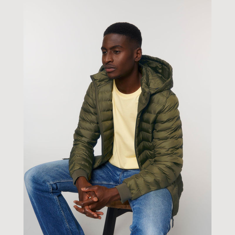 The men's padded jacket