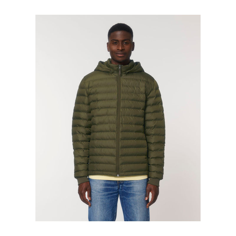 The men's padded jacket