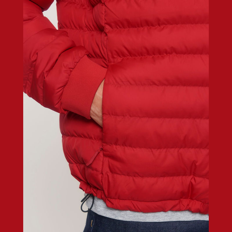 The men's padded jacket