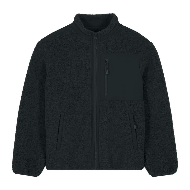 Brooker unisex relaxed fit sherpa jacket