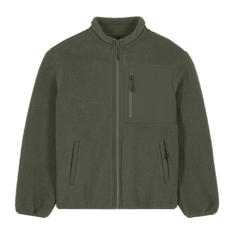 Brooker unisex relaxed fit sherpa jacket