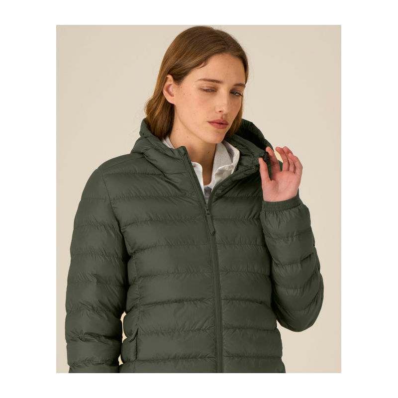 The women's padded jacket
