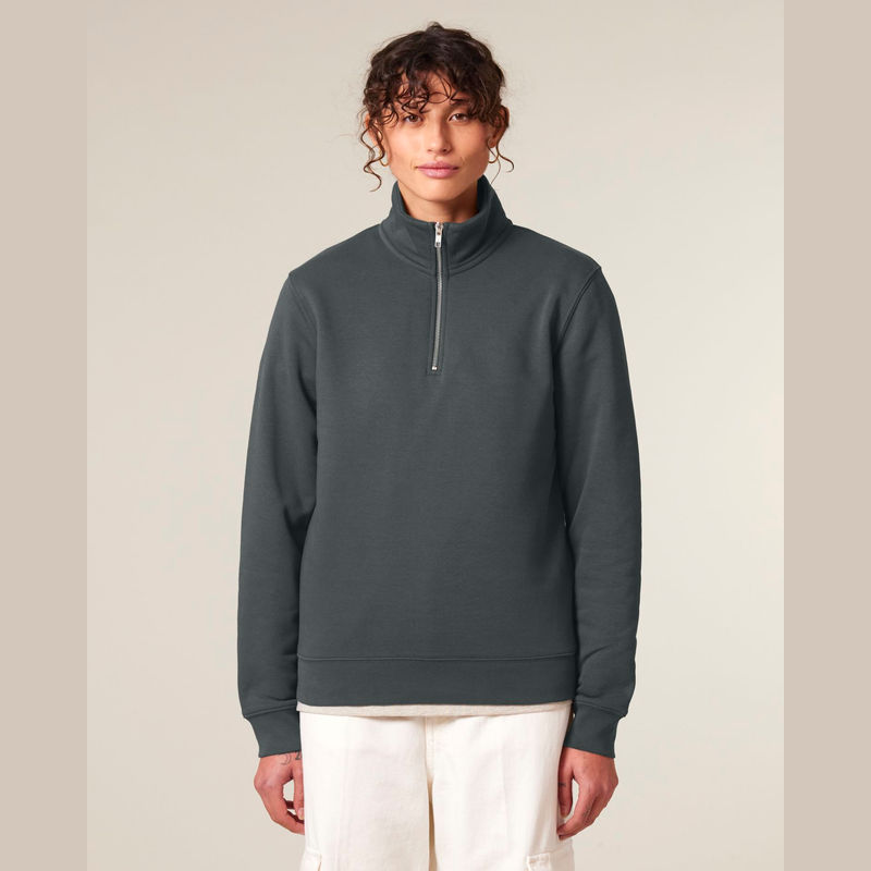 Trucker 2.0 unisex quarter zip sweatshirt