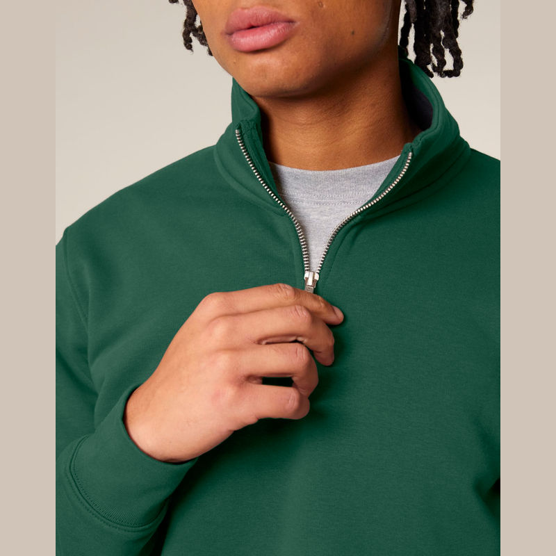 Trucker 2.0 unisex quarter zip sweatshirt