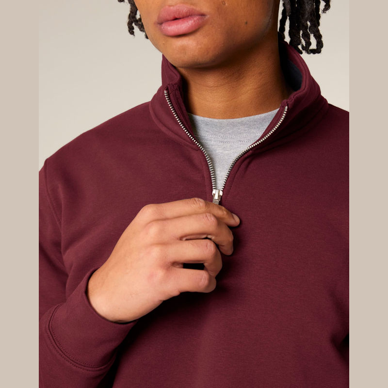 Trucker 2.0 unisex quarter zip sweatshirt