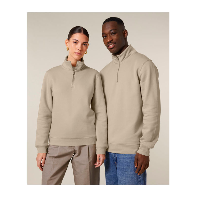 Trucker 2.0 unisex quarter zip sweatshirt