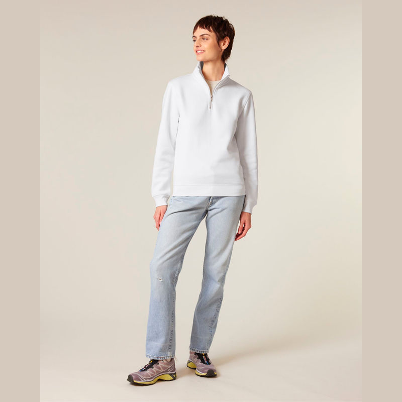 Trucker 2.0 unisex quarter zip sweatshirt