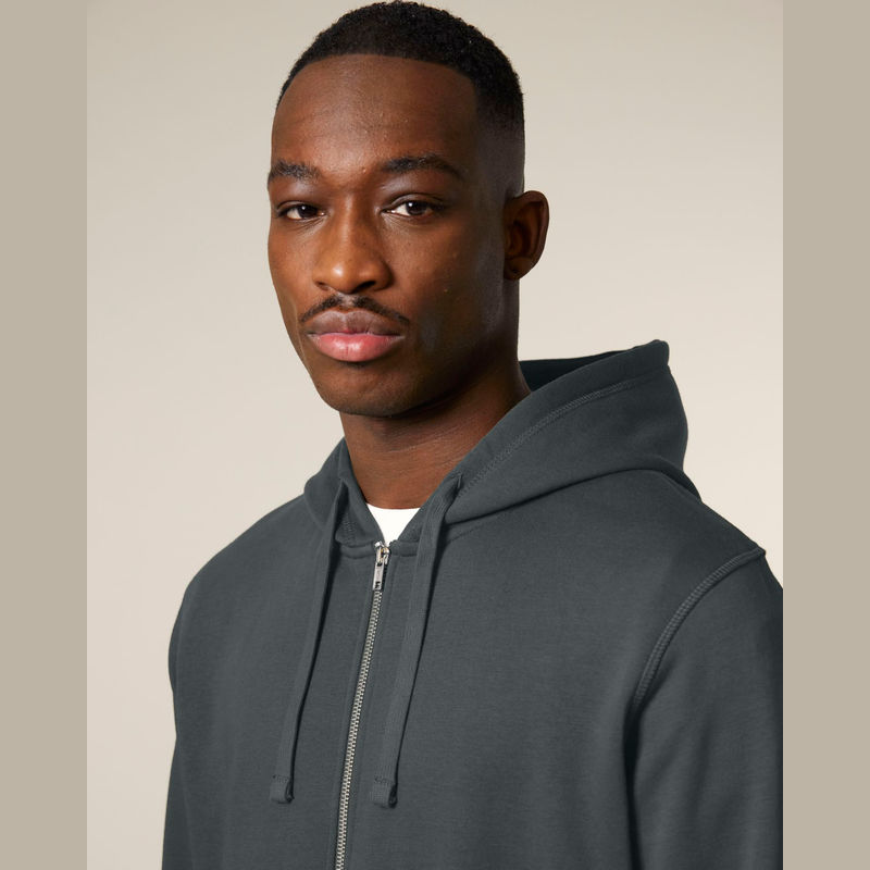 Mixer unisex zip-thru hoodie