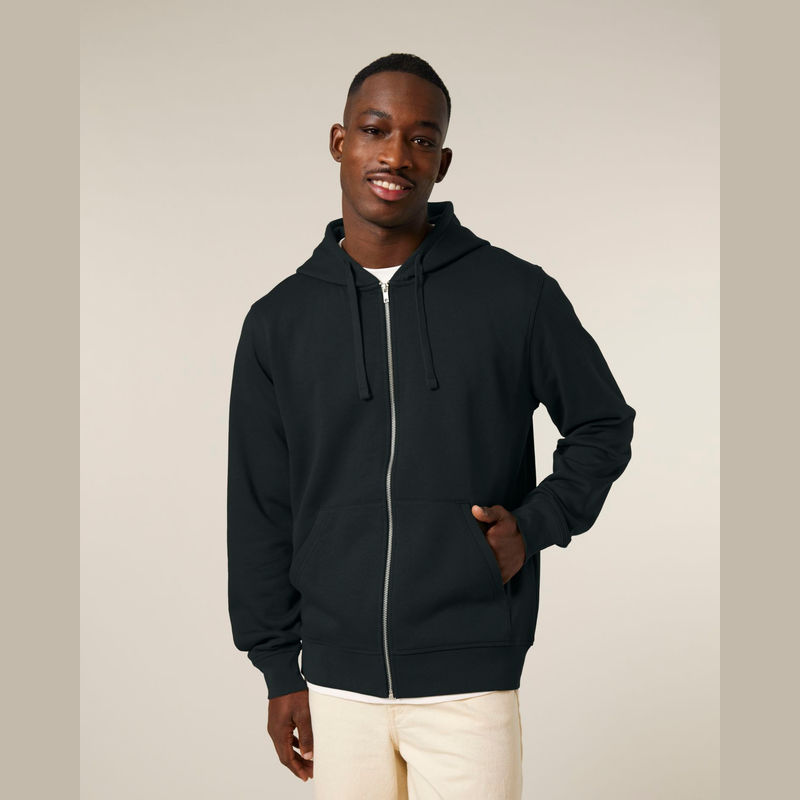 Mixer unisex zip-thru hoodie