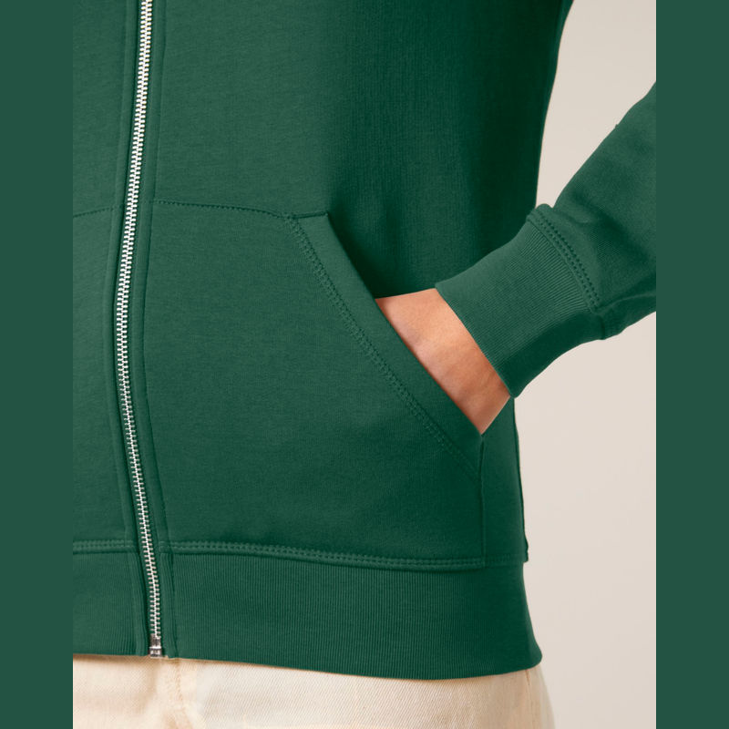 Mixer unisex zip-thru hoodie