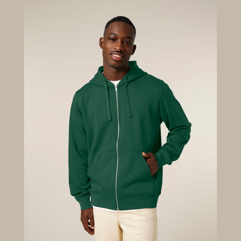 Mixer unisex zip-thru hoodie