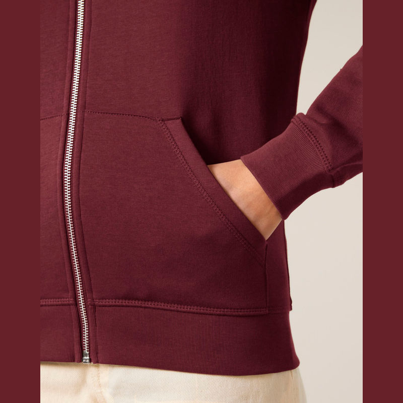 Mixer unisex zip-thru hoodie