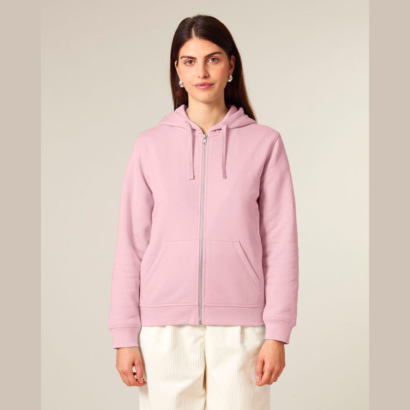 Mixer unisex zip-thru hoodie