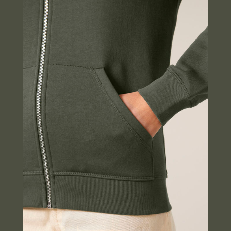 Mixer unisex zip-thru hoodie