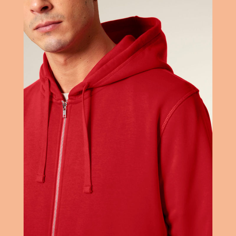Mixer unisex zip-thru hoodie