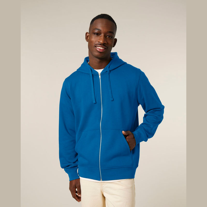 Mixer unisex zip-thru hoodie
