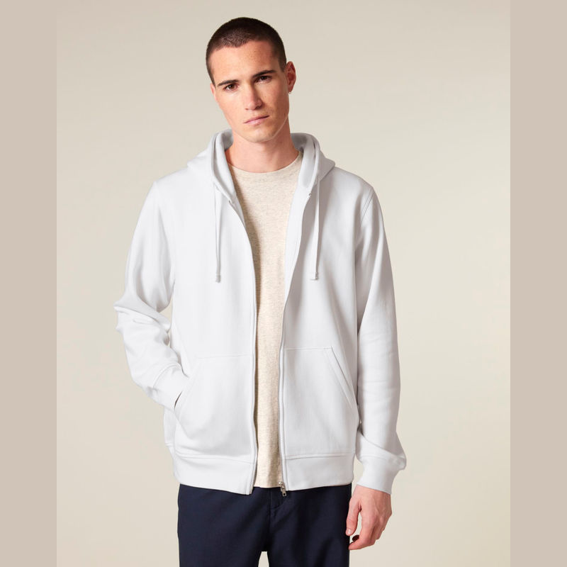 Mixer unisex zip-thru hoodie