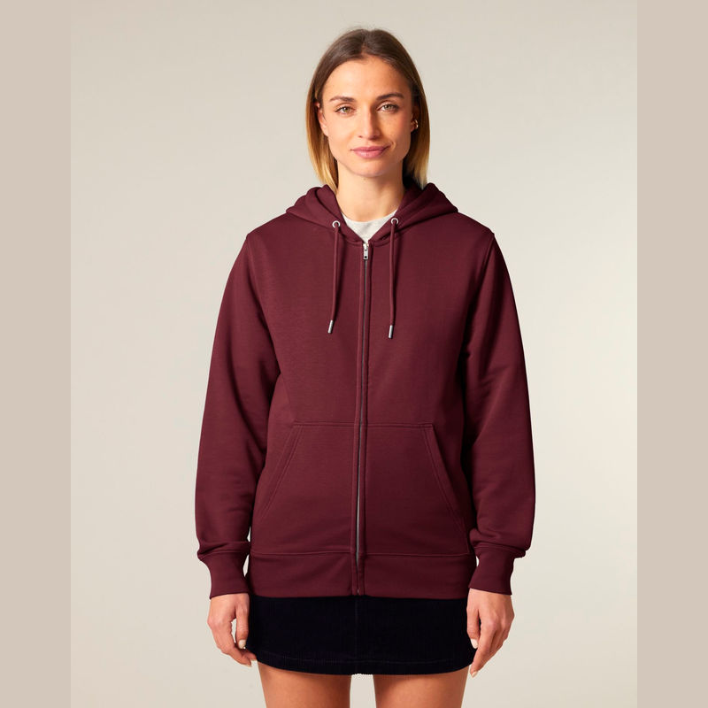 Connector 2.0 unisex medium fit zip-thru hoodie
