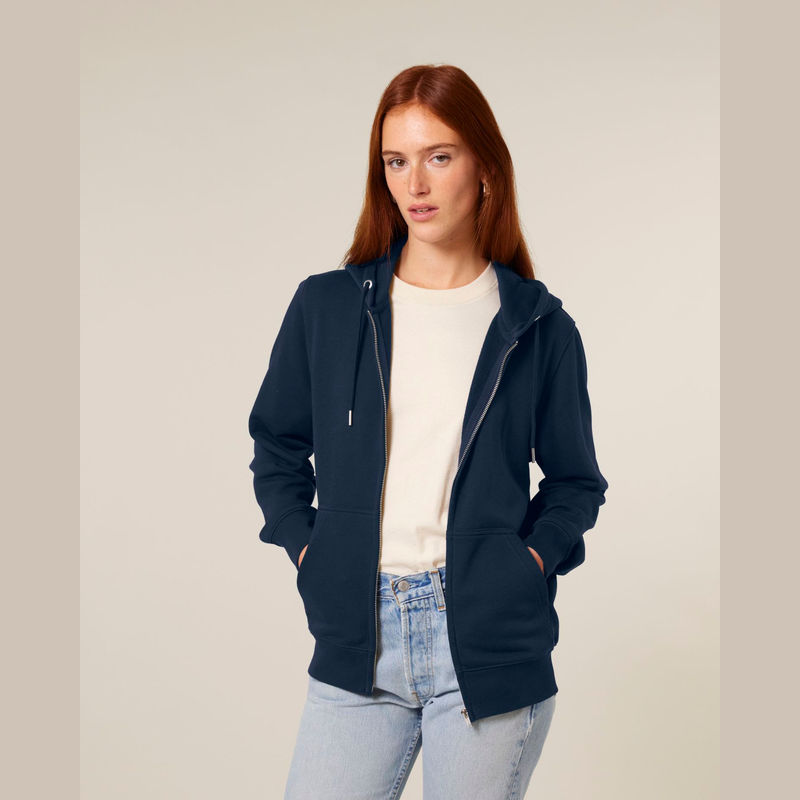 Connector 2.0 unisex medium fit zip-thru hoodie