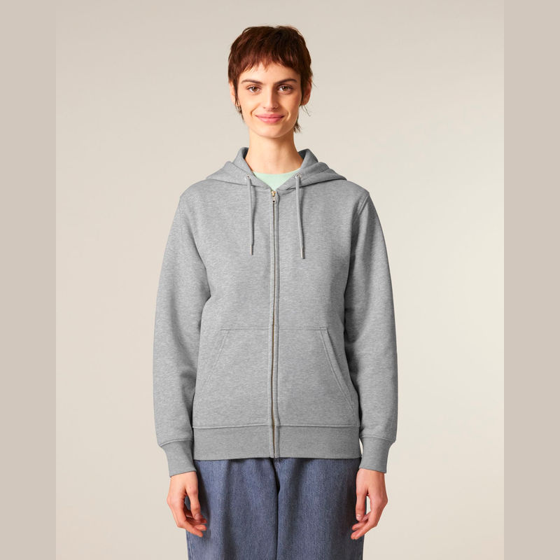Connector 2.0 unisex medium fit zip-thru hoodie