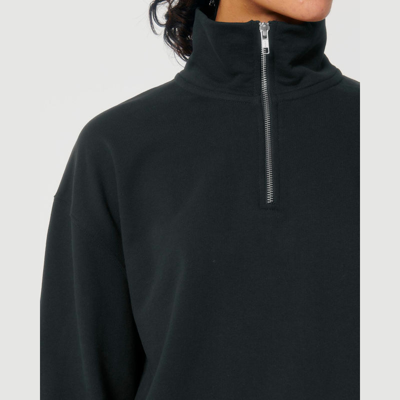 Miller Dry unisex boxy quarter zip sweatshirt