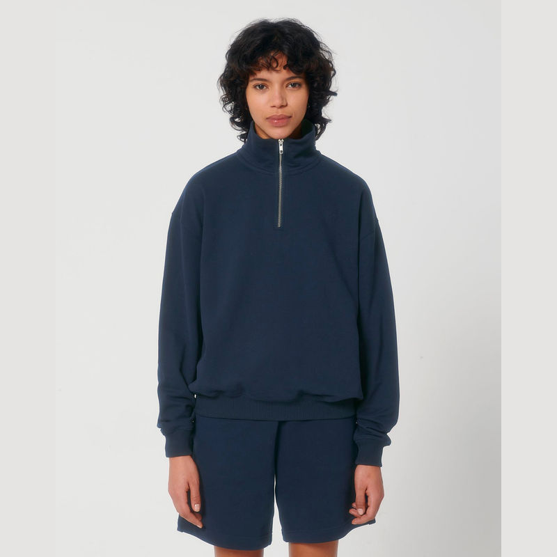 Miller Dry unisex boxy quarter zip sweatshirt
