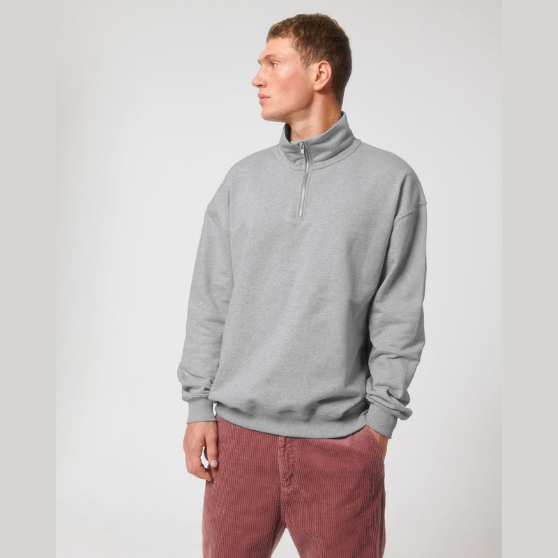 Miller Dry unisex boxy quarter zip sweatshirt