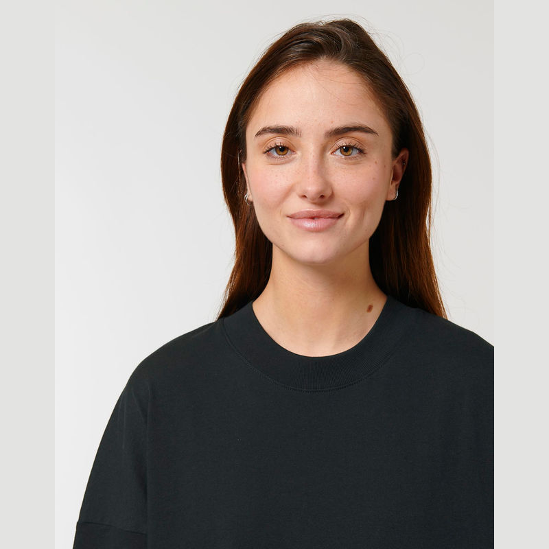 Blaster unisex oversized high neck t-shirt