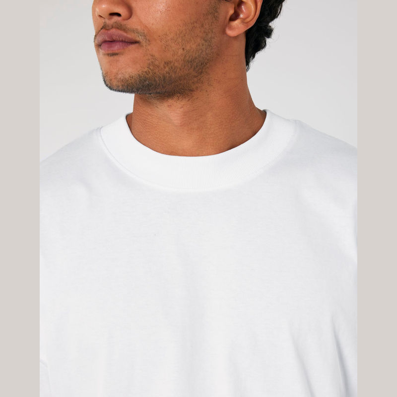 Blaster unisex oversized high neck t-shirt