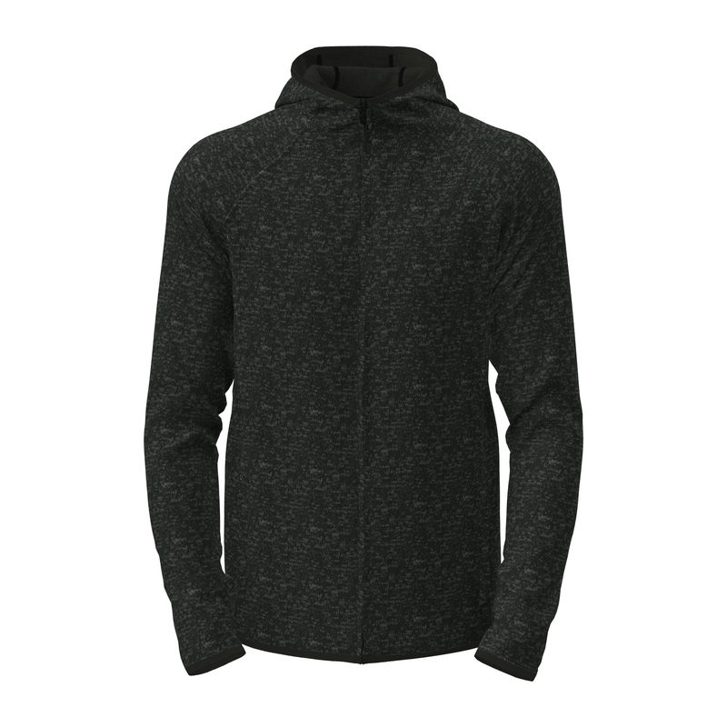 Lux Unisex Hooded Knit Fleece Jacket