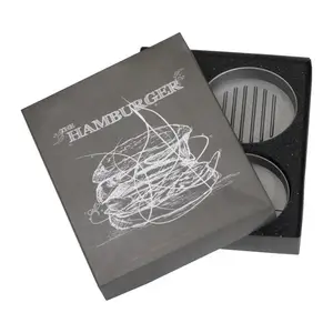 Burger Press with Silicone Brush Texas